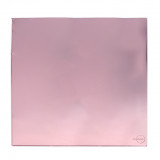 Placa cega 4x4 - Novara Glass Ouro Rose